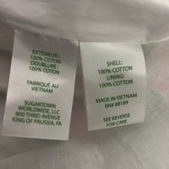 NWT Lilly Pulitzer 14 Sashria Dress. Oversized Orchid print on white background - Picture 5 of 5